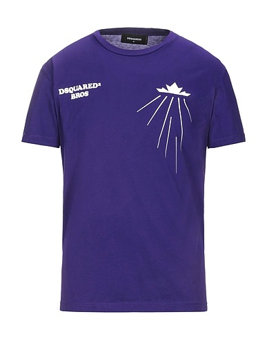DSQUARED2 T-shirt Purple 100% Cotton