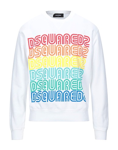 DSQUARED2 Sweatshirt Weiß 100% Baumwolle
