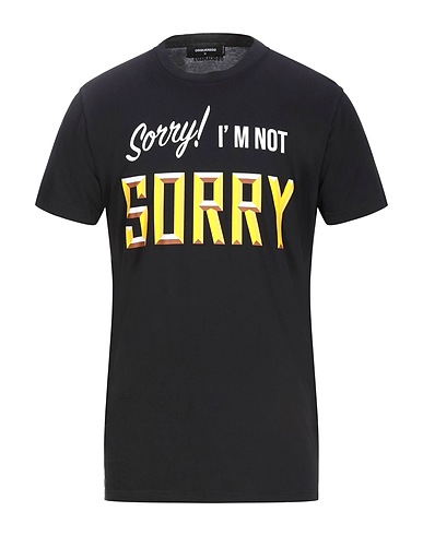 DSQUARED2 T-shirt Black 100% Cotton