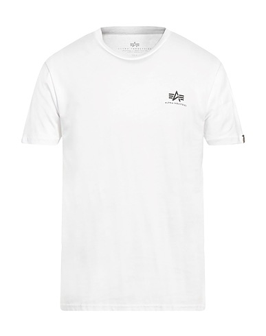 ALPHA INDUSTRIES Basic T-shirt White 100% Cotton