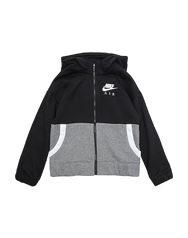 NIKE Sweatshirt G NSW AIR FT FZ HOODIE
 Black 80% Cotton, 20% Polyester
