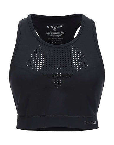 PINKO C-CLIQUE Top Nero 74% Poliammide, 26% Elastan