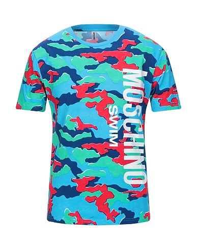 MOSCHINO T-shirt SWIM Azure 92% Cotton, 8% Elastane