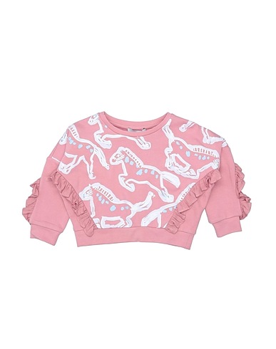 STELLA McCARTNEY KIDS Sweatshirt Antique rose 100% Cotton, Viscose, Elastane