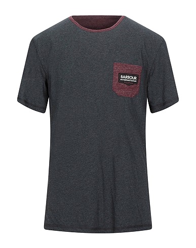 BARBOUR T-shirt Grey 100% Cotton