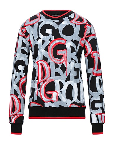 DOLCE&GABBANA Sweatshirt Grey 100% Cotton, Elastane