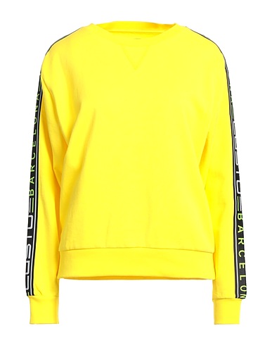 CUSTO BARCELONA Sweatshirt Gelb 100% Baumwolle, Elastan