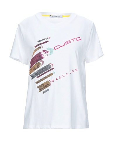 CUSTO BARCELONA T-shirt White 100% Cotton