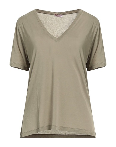 ROSSOPURO Basic T-Shirt Military green 80% Modal, 20% Polyamide