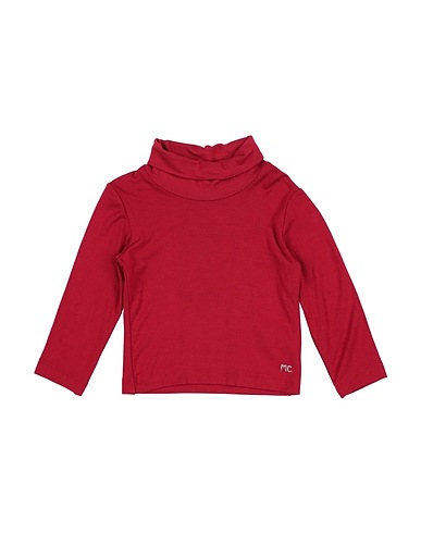 MICROBE by MISS GRANT T-shirt Brick red 93% Viscose, 7% Elastane