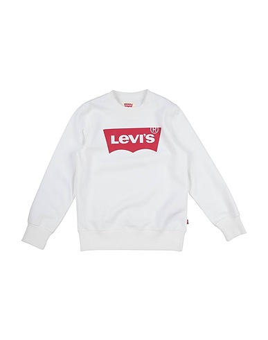LEVI'S Sweatshirt White 70% Cotton, 30% Polyester