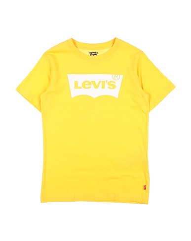 LEVI'S T-shirt Yellow 60% Cotton, 40% Polyester