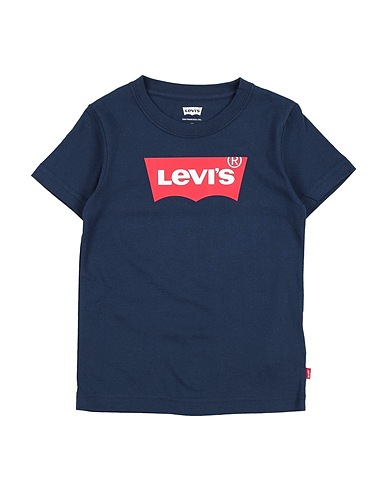 LEVI'S T-shirt Midnight blue 60% Cotton, 40% Polyester