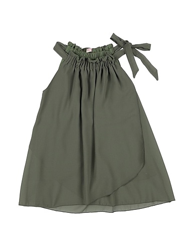 FRACOMINA MINI Tanktop Militärgrün 100% Polyester, Viskose, Elastan