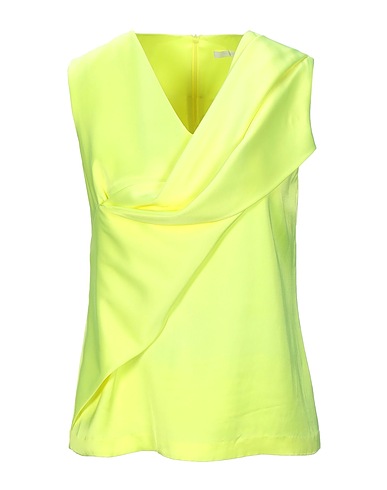 HELMUT LANG Top Lime green 100% Viscose