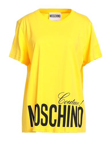 MOSCHINO T-shirt Yellow 100% Cotton