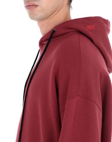 Shop Kidsofbrokenfuture Hooded Sweatshirt In Maroon