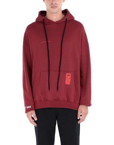 Shop Kidsofbrokenfuture Hooded Sweatshirt In Maroon