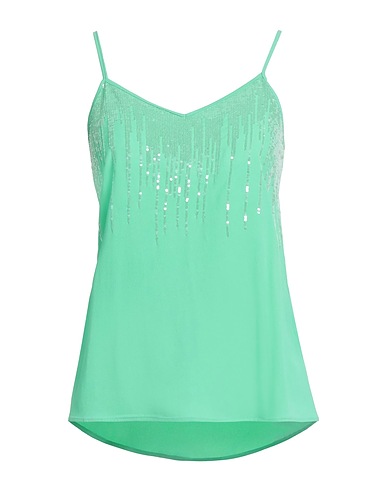 FABIANA FILIPPI Cami Light green 57% Acetate, 43% Silk