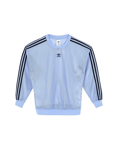 ADIDAS ORIGINALS Sweat-shirt MESH CREW		
 Bleu ciel 100% Polyester