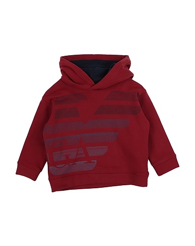 EMPORIO ARMANI Sweat-shirt Bordeaux 100% Coton