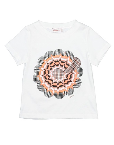 MISSONI KIDS T-shirt Λευκό 100% Βαμβάκι