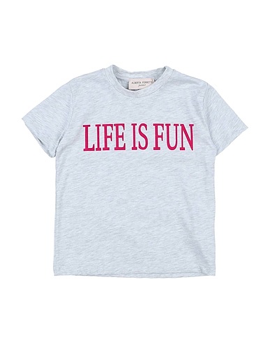 ALBERTA FERRETTI T-shirt Grigio chiaro 100% Cotone