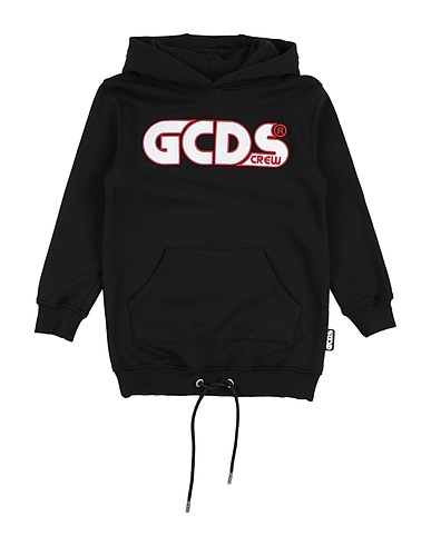 GCDS MINI Sweatshirt Black 100% Cotton