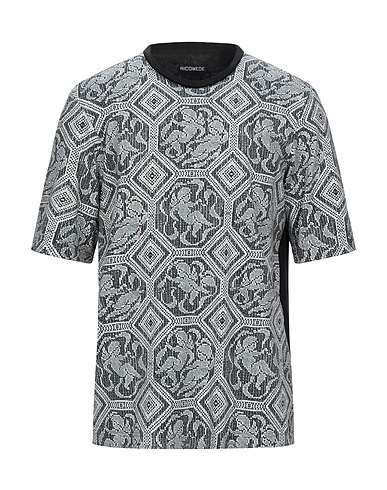 NICOMEDE. T-shirt Black 100% Cotton
