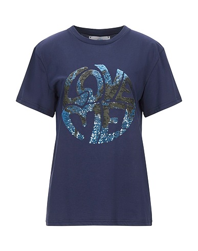 ALBERTA FERRETTI T-shirt Blu notte 100% Cotone organico