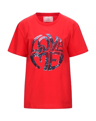 ALBERTA FERRETTI T-shirt Rosso 100% Cotone organico