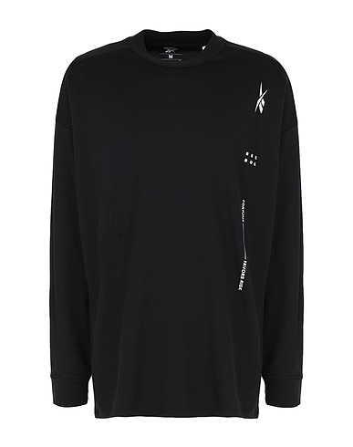 REEBOK T-shirt TS Edgeworks LS Tee
 Nero 65% Poliestere riciclato, 35% Cotone