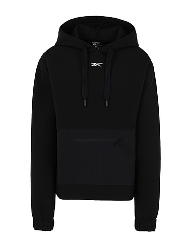 REEBOK Hooded track jacket  TS EDGEWRKS HOODIE
 Black 100% Polyester