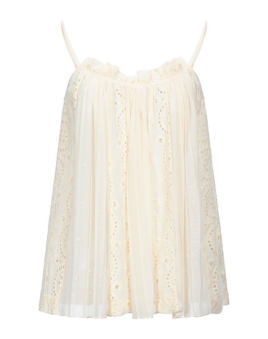 SEMICOUTURE Top Ivory 100% Cotton