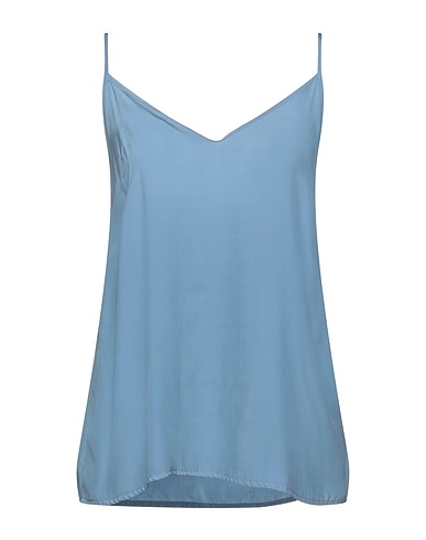 ALTEA Silk top Slate blue 100% Silk