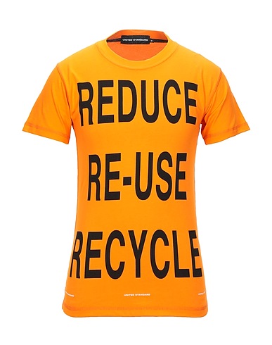 UNITED STANDARD T-shirt Orange 100% Cotton