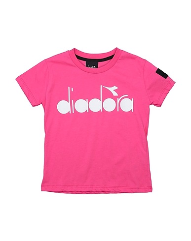 DIADORA T-shirt Corallo 100% Cotone