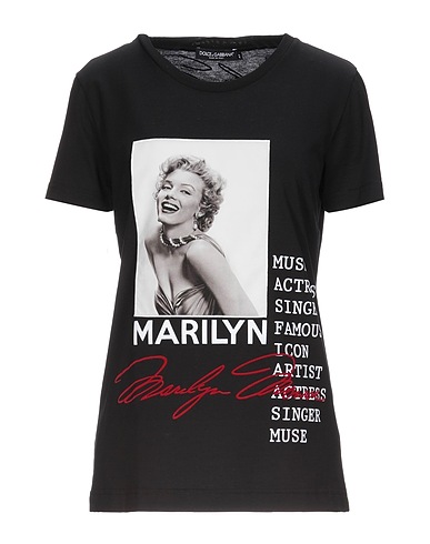 DOLCE&GABBANA T-shirt Black 100% Cotton