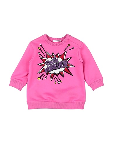 DOLCE&GABBANA Sweatshirt Pink 100% Cotton, Synthetic fibers, Polyester, Wool, Silk