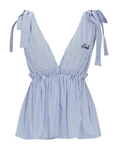 GAëLLE Paris Top Blu 72% Cotone, 25% Poliammide, 3% Fibre elastiche