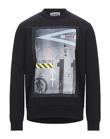 BIKKEMBERGS | Black Men‘s Sweatshirt | YOOX