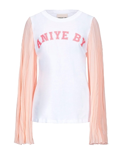 ANIYE BY T-shirt White 100% Cotton, Polyester