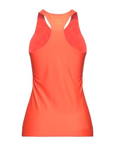 Shop C-clique Woman Tank Top Coral Size M Polyester, Elastane In Red