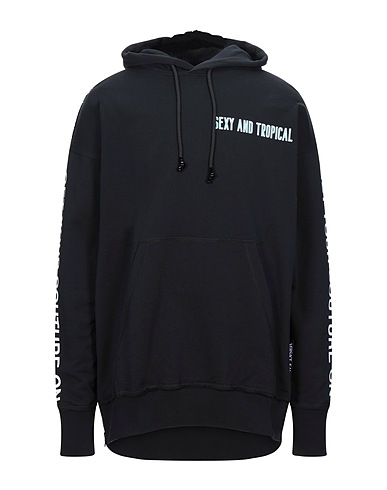 VERSACE JEANS COUTURE Felpa Nero 100% Cotone