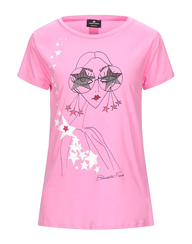 ELISABETTA FRANCHI T-shirt Pink 100% Cotton