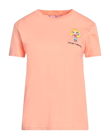 CHIARA FERRAGNI T-shirt Salmon pink 100% Cotton