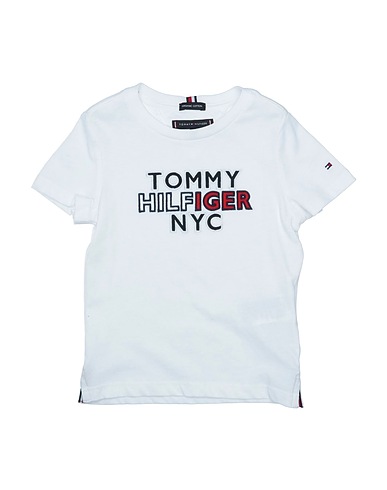 TOMMY HILFIGER T-shirt Bianco 100% Cotone organico