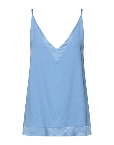 SEVENTY VENEZIA Camisole Pastel blue 70% Acetate, 30% Viscose