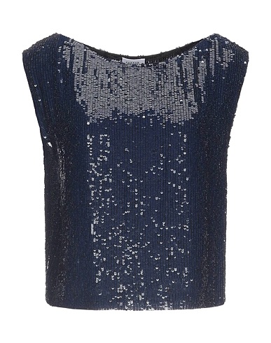 P.A.R.O.S.H. Top Midnight blue 100% Viscose, PVC - Polyvinyl chloride