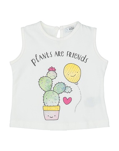 Y-CLÙ T-shirt White 94% Cotton, 6% Elastic fibres